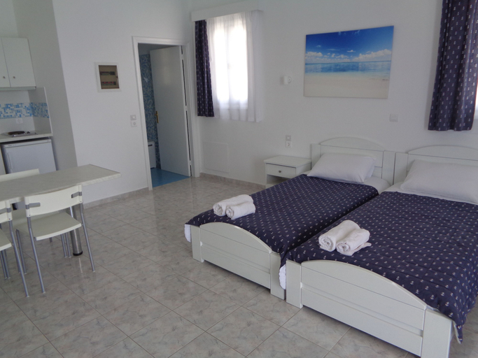 Bedroom 5, Blue and White Studios & Apartments, South Aegean
