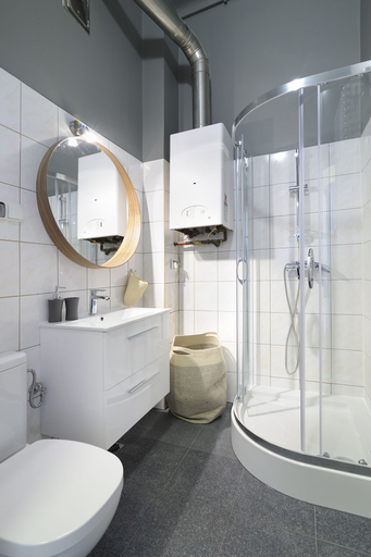 Bathroom 3, Ekoidea - Station Apartments, Kraków City