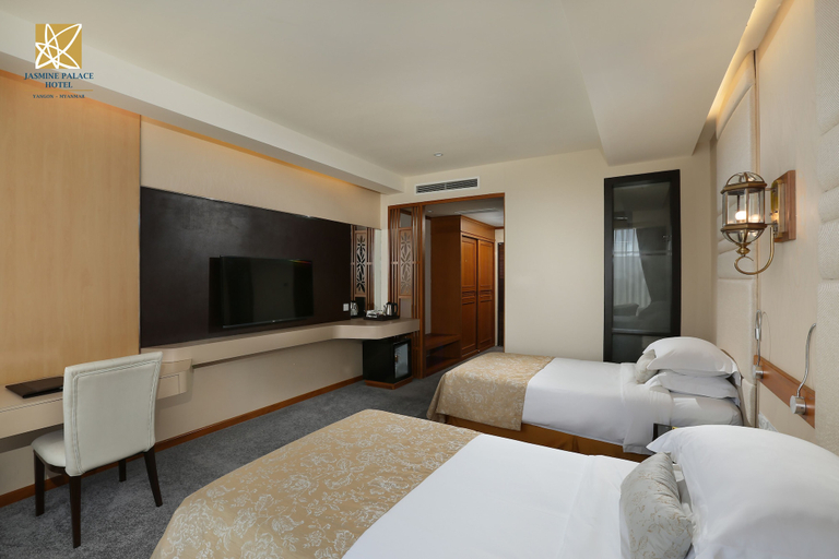 Bedroom 2, Jasmine Palace Hotel, Yangon