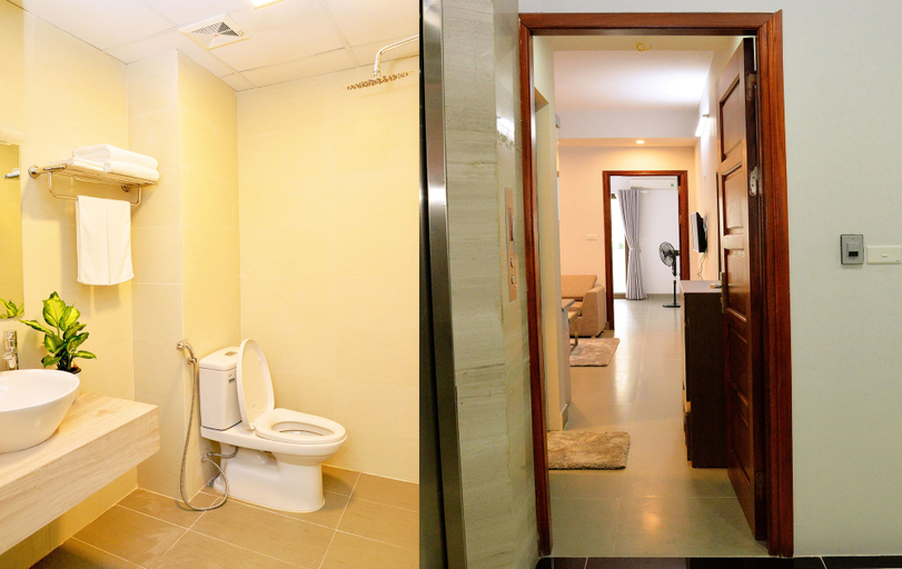 Bathroom 3, Blue Home Serviced Apartment Hanoi, Cầu Giấy