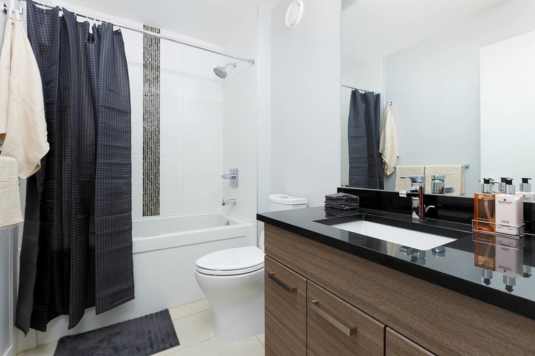 Bathroom, Surrey Center Cozy Condo, Greater Vancouver