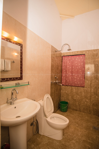 Bathroom 3, Chitwan Adventure Resort, Narayani