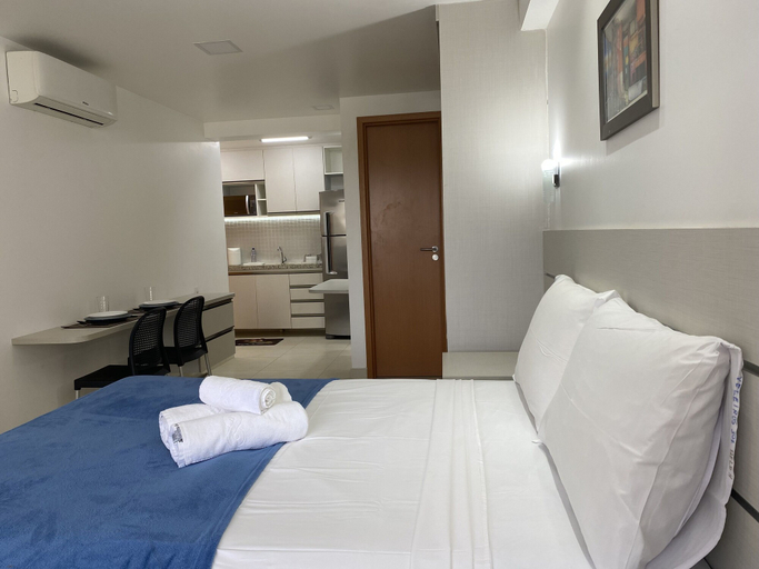 Bedroom 3, Bela Hospedagem - Gold Flat Manaira, João Pessoa