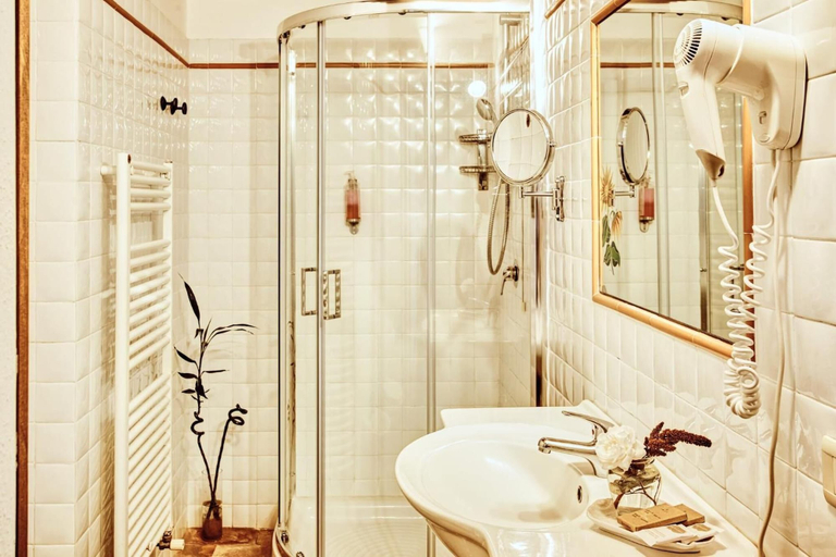 Bathroom 3, Castello di Spedaletto, Siena