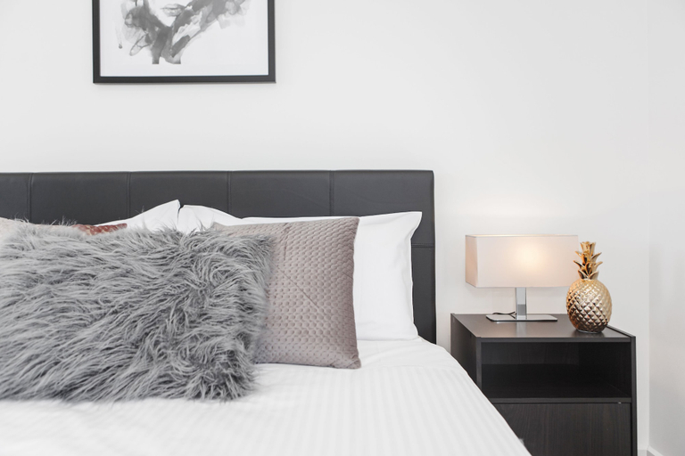 Bedroom 3, Ilixir Apartments by Ready Set Host, Melbourne