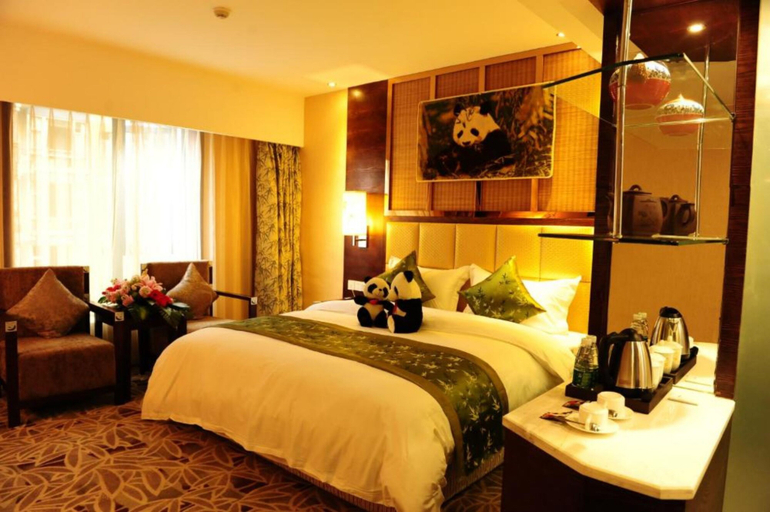 Bedroom 2, Panda Prince Hotel South Railway Station Branch, Chengdu