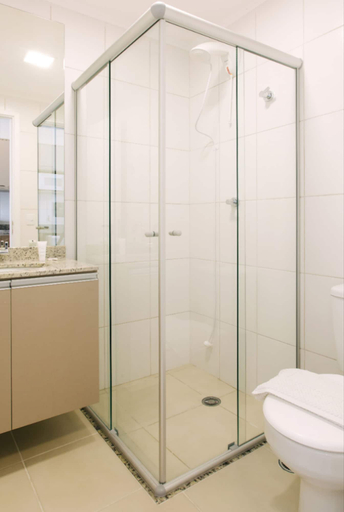 Bathroom, Jacques Pilon Residence, São Paulo