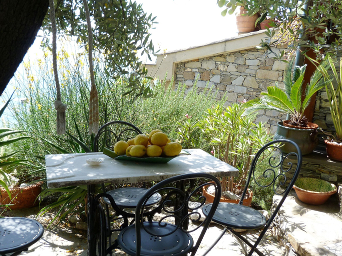 Outdoor dining, House Limone, Genova