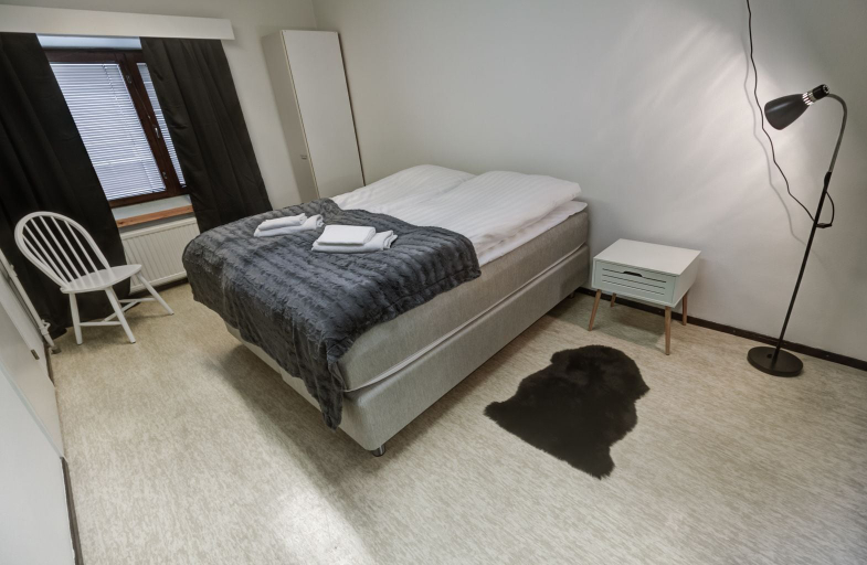 Bedroom 3, Kuukkeli Apartments Sodankylä, Lapland