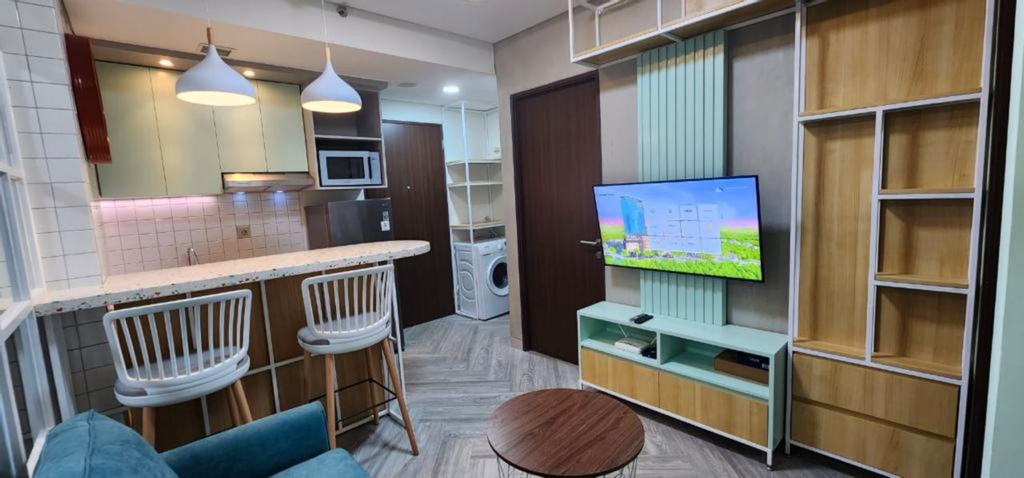 Bedroom 2, 2BR Mery House at Transpark Cibubur Apartment (temporarily closed), Depok