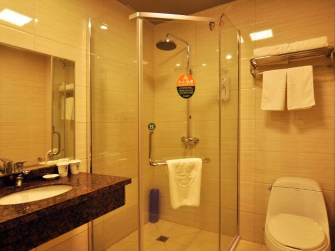 Bathroom 3, GreenTree Business Hotel (Hongze District Bear Infestation Park), Huai'an