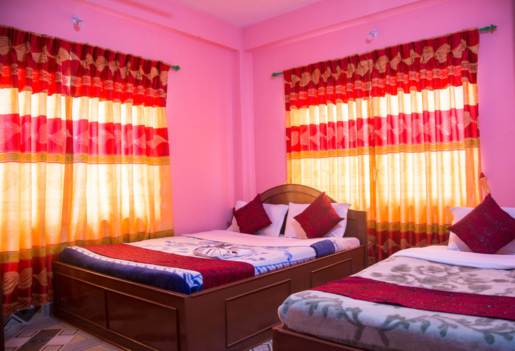 Bedroom 4, Mount Blue Tourist Hostel, Gandaki