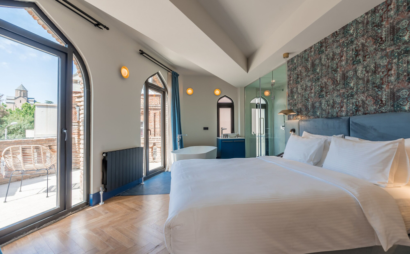Bedroom 3, Hotel Abanotubani, Tbilisi