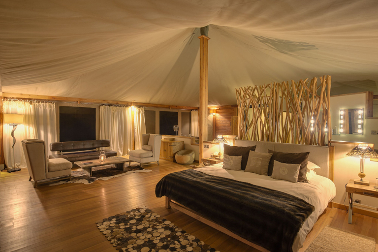 Bedroom 2, Elewana Loisaba Tented Camp, Laikipia North