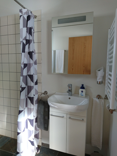 Bathroom, Fossatún Country Hotel, Borgarfjarðarsveit
