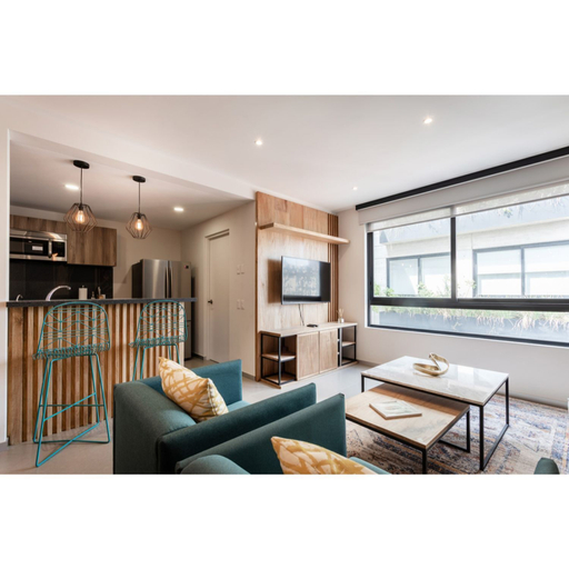 Living area 5, Sophisticated Pad @Roma Norte & Condesa, Mexico City
