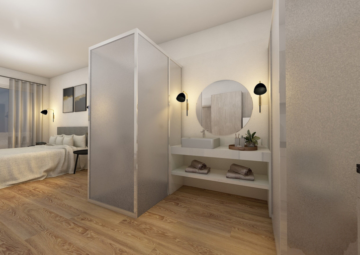 Bedroom 3, Stavento Apartments, West Greece