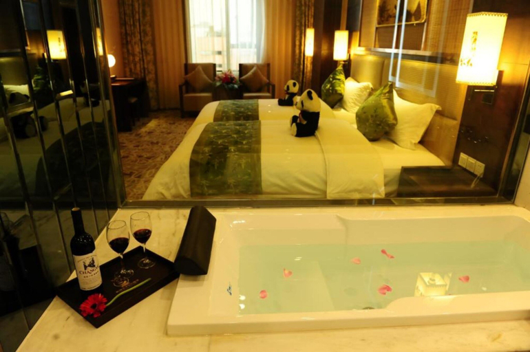 Bathroom 3, Panda Prince Hotel South Railway Station Branch, Chengdu