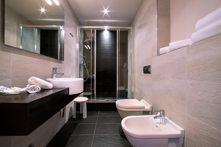 Bathroom 5, TH Borca di Cadore - Park Hotel Des Dolomites, Belluno