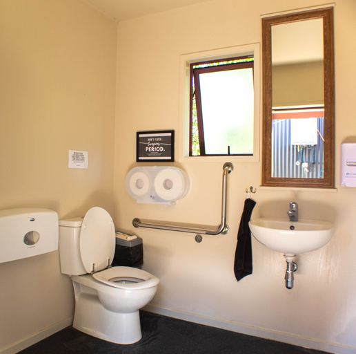 Bathroom 4, The Barn Cabins & Camp, Tasman