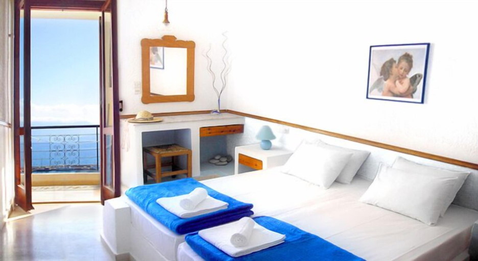 Bedroom 3, Mantraki Hotel Apartments, Crete