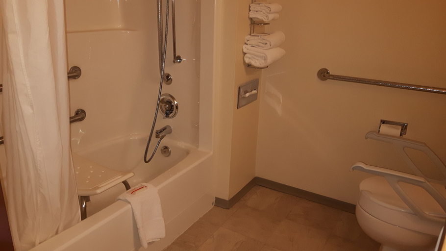 Bathroom 4, Super 8 by Wyndham Moose Jaw SK, Division No. 7