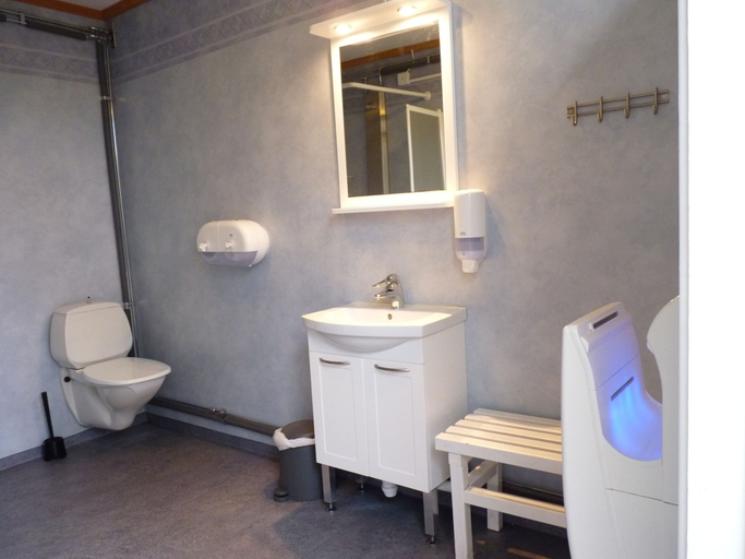 Bathroom 3, Hammarstrands Camping, Ragunda