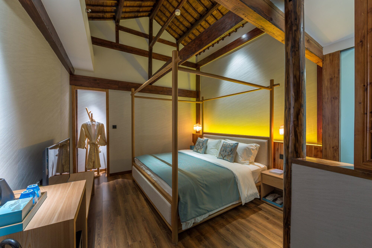 Bedroom 2, Huangshan Huanchun·Bingyu Resort, Huangshan