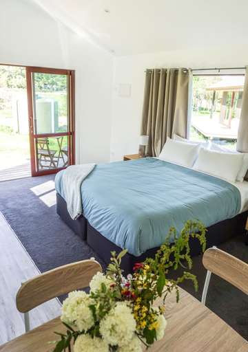 Bedroom 3, The Barn Cabins & Camp, Tasman