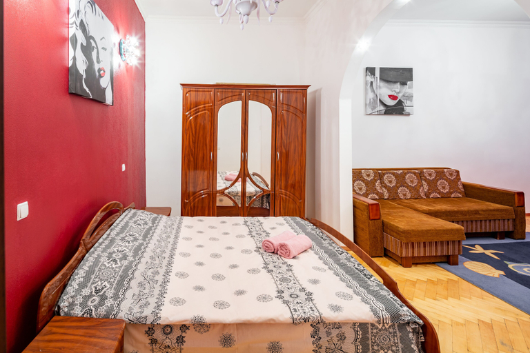 Bedroom 3, Apartments with bedrooms at the center, L'vivs'ka