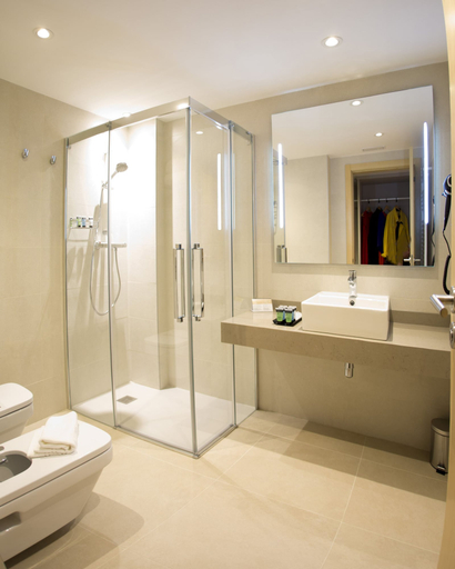 Bathroom 4, Hotel Plaza de la Paz, La Rioja