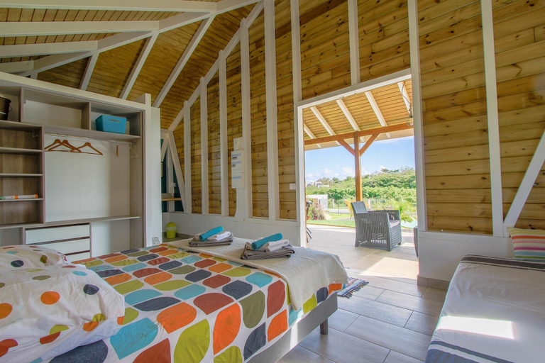 Bedroom 2, Cottages du Lagon, Saint-François