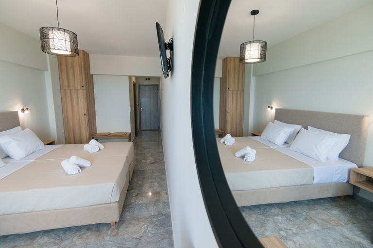 Bedroom 4, Birais Beach Studios, Crete