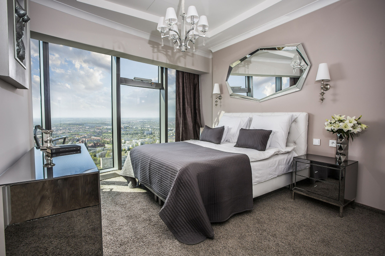 Bedroom 2, Sky Tower Apartments by Michał & Piotr, Środa Śląska