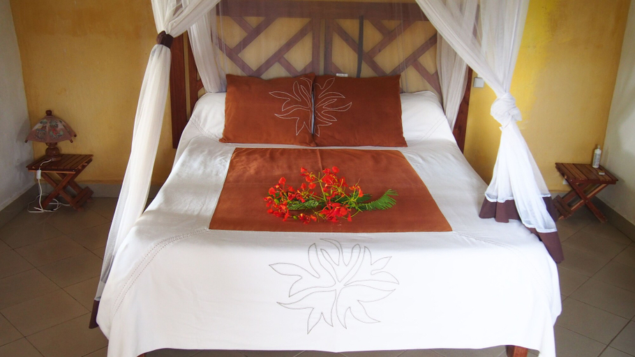 Bedroom 3, Caliente Beach Lodge, Atsimo-Andrefana