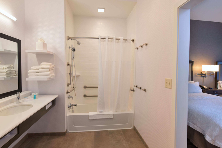 Bathroom 4, Hampton Inn & Suites at Wisconsin Dells Lake Delton, Sauk
