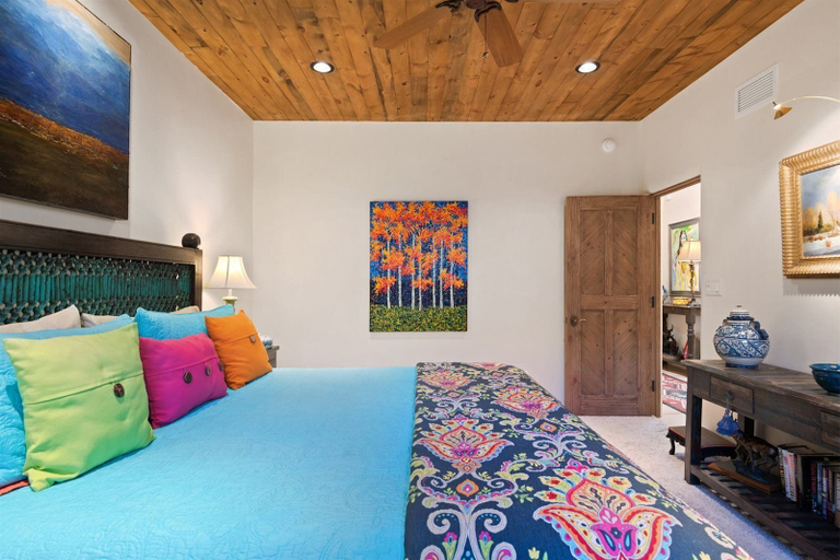 Bedroom 3, Adobe Dream - Luxury East Side Adobe Home, Light Filled and Spacious, Santa Fe