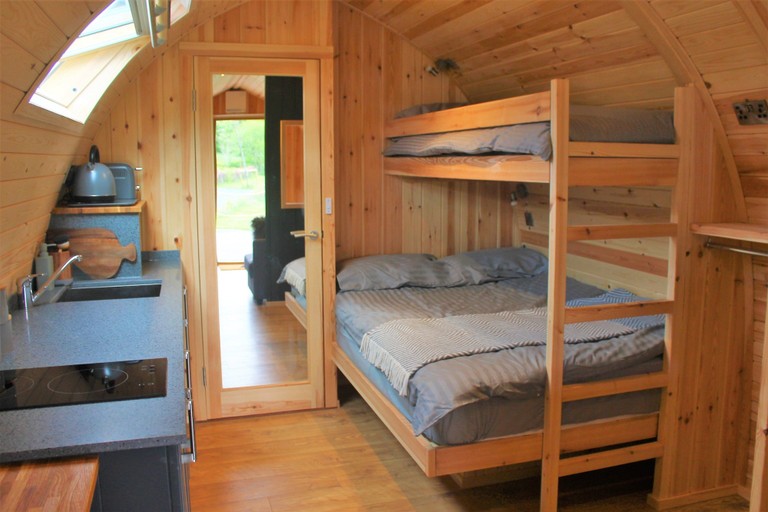 Bedroom 3, Cairnfold Cabins, North Lanarkshire