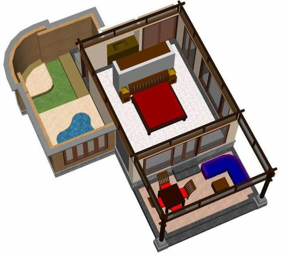 Bedroom 3, TOYABALI - Resort, Karangasem