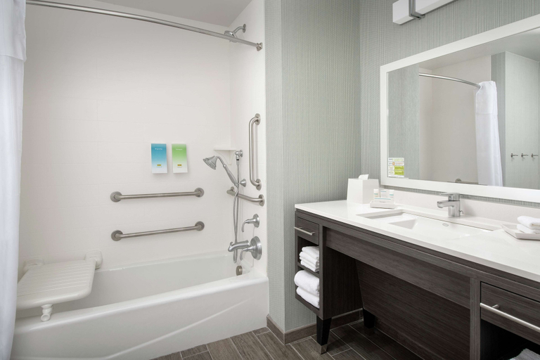 Bathroom 4, Home2 Suites by Hilton Charlottesville Downtown, Charlottesville