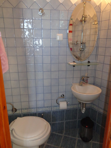 Bathroom 5, Mantraki Hotel Apartments, Crete