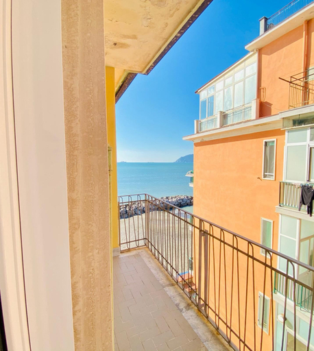 Balcony view, Sea View Apartment with balcony, Salerno