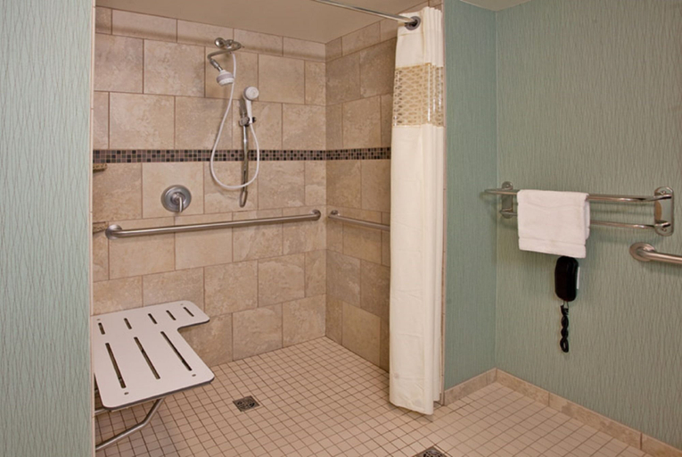 Bathroom 4, Hampton Inn & Suites St. Cloud, MN, Stearns