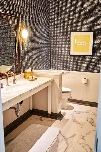 Bathroom 5, Hotel Californian, Santa Barbara
