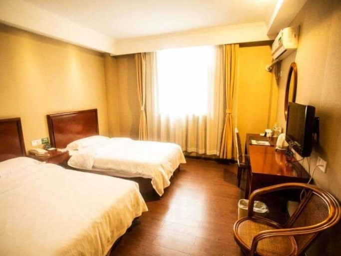 Bedroom 2, Greentree Inn Nanjing China Gate Subway Station Express, Nanjing