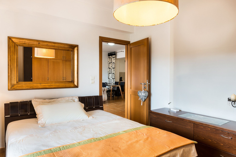 Bedroom 2, Dream Lux Flat with Great Outdoor Pool & Parking, Crete
