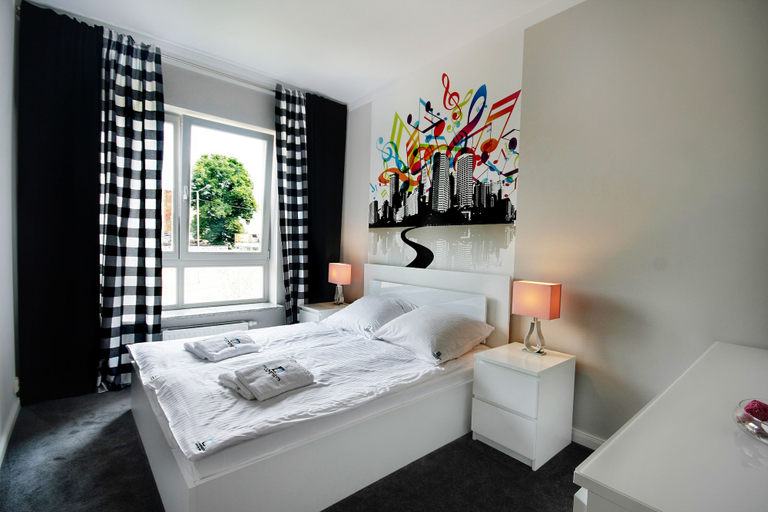 Bedroom 1, JTB Nautica Aparthotel, Szczecin