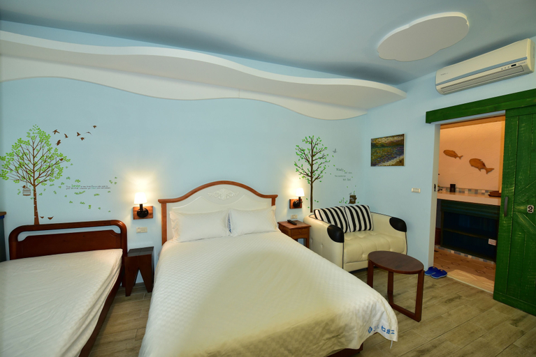 Bedroom 4, 7M2 Hostel, Hualien