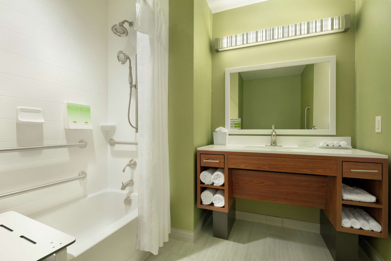 Bathroom 4, Home2 Suites by Hilton Minneapolis Bloomington, Hennepin