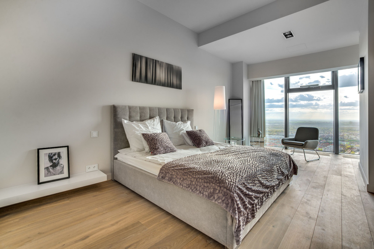 Bedroom 2, Sky Tower Apartments by Michał & Piotr, Środa Śląska